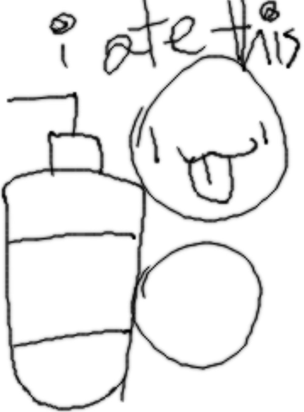 High Quality I ate this meme Blank Meme Template