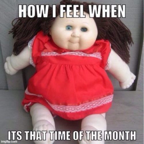 That Time of the Month | image tagged in repost | made w/ Imgflip meme maker