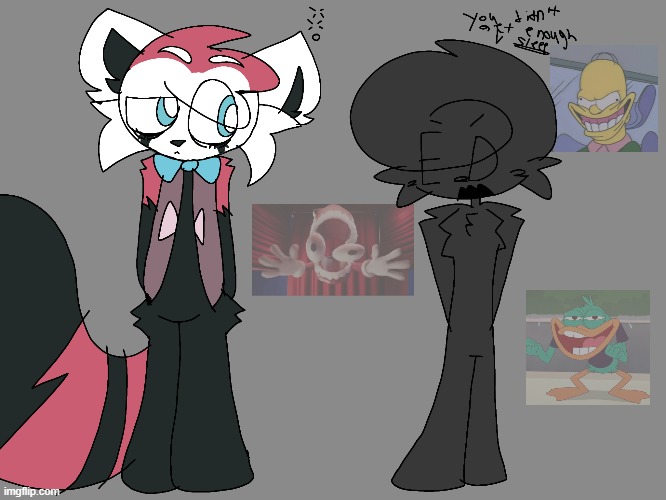 AU where Remi is Ed's pet | image tagged in indigo park,remi the red panda,ed | made w/ Imgflip meme maker