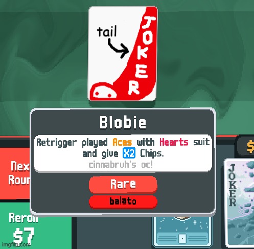 theres a website where you can make balatro mods like mccreator makes minecraft mods | made w/ Imgflip meme maker