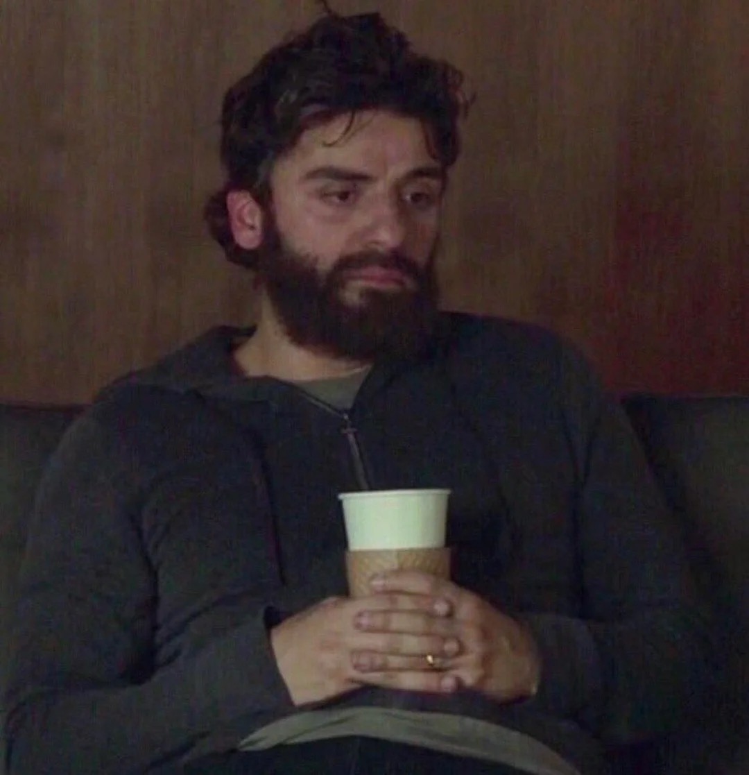 Depressed Oscar Isaac Blank Meme Template