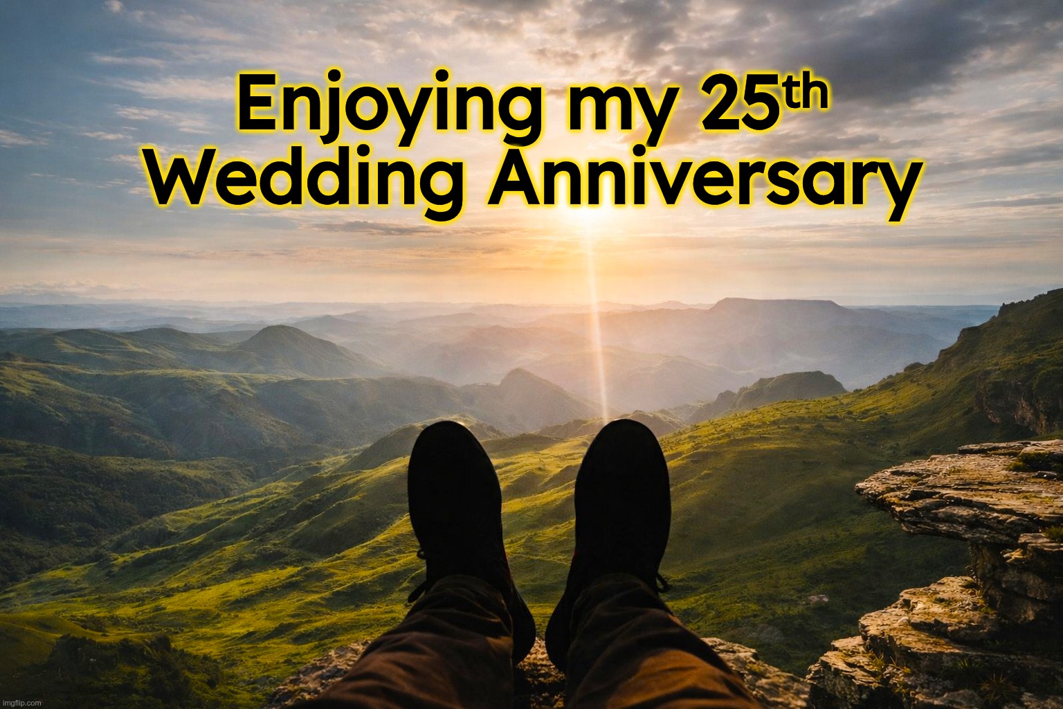 Enjoying my 25th Wedding Anniversary | Enjoying my 25ᵗʰ
Wedding Anniversary | image tagged in wedding,single,married,alone | made w/ Imgflip meme maker