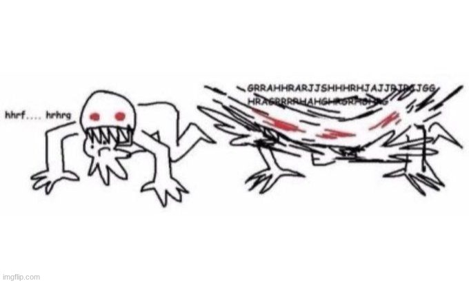 Feral Stick Figure | image tagged in feral stick figure | made w/ Imgflip meme maker