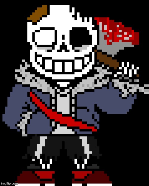 Infeceted sans or horror horror sans? | made w/ Imgflip meme maker
