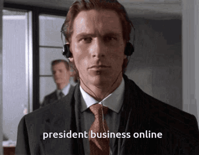 president business online Blank Meme Template