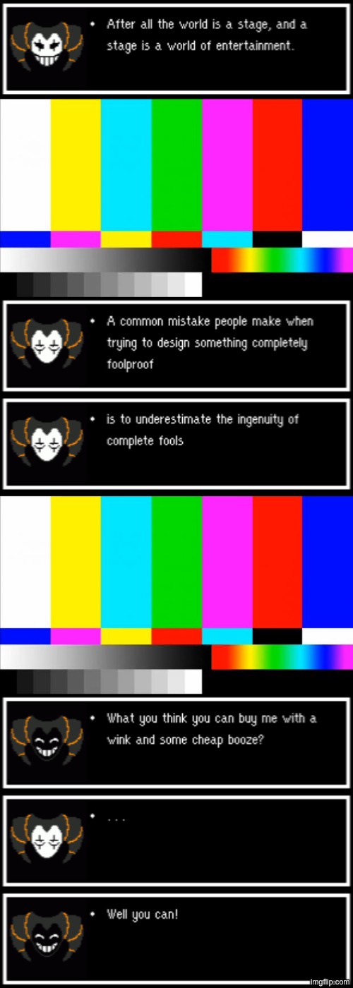 image tagged in tv test card color | made w/ Imgflip meme maker