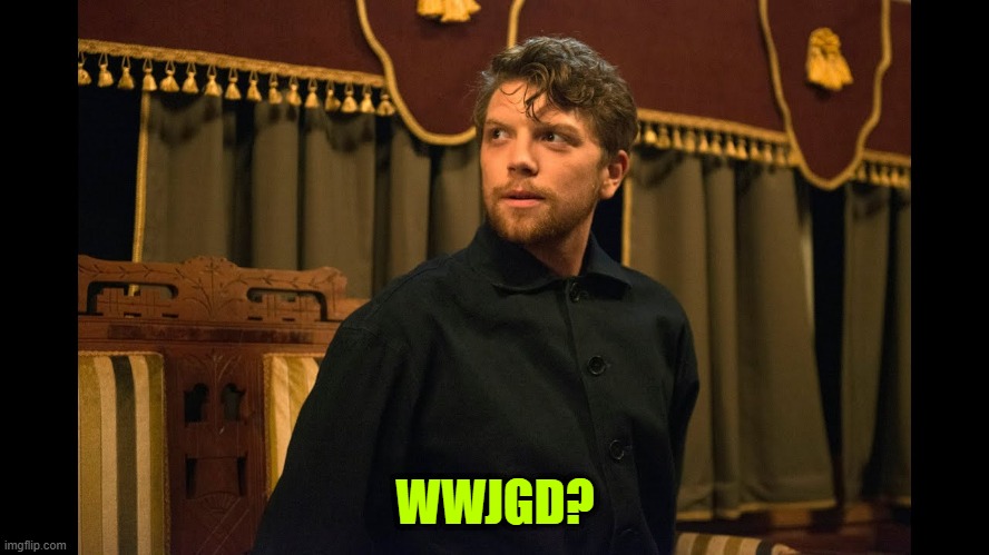 Only fans of Murdoch Mysteries will be able to answer the question | WWJGD? | image tagged in television series,sociopath,detective | made w/ Imgflip meme maker