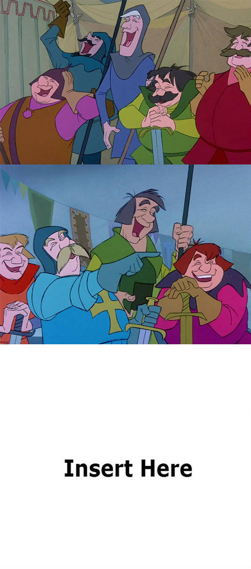 Knights laughing at which funny scene Blank Meme Template