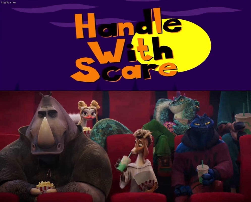 Will and the Vineland Thorns watched handle with scare | image tagged in will and the vineland thorns watched what,deviantart,crossover,sony,deviantart week,deviantart week 2 | made w/ Imgflip meme maker