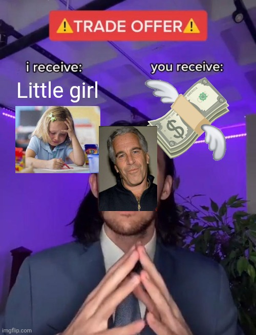 Trade Offer | Little girl | image tagged in trade offer | made w/ Imgflip meme maker
