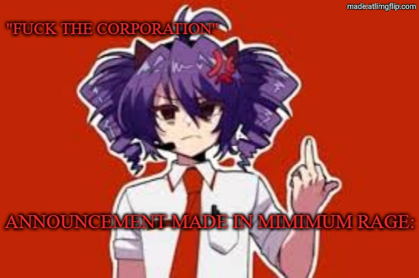 dragnoc's minimum rage announcement temp | image tagged in dragnoc's minimum rage announcement temp | made w/ Imgflip meme maker