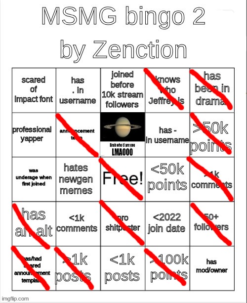 MSMG Bingo 2 | image tagged in msmg bingo 2 | made w/ Imgflip meme maker