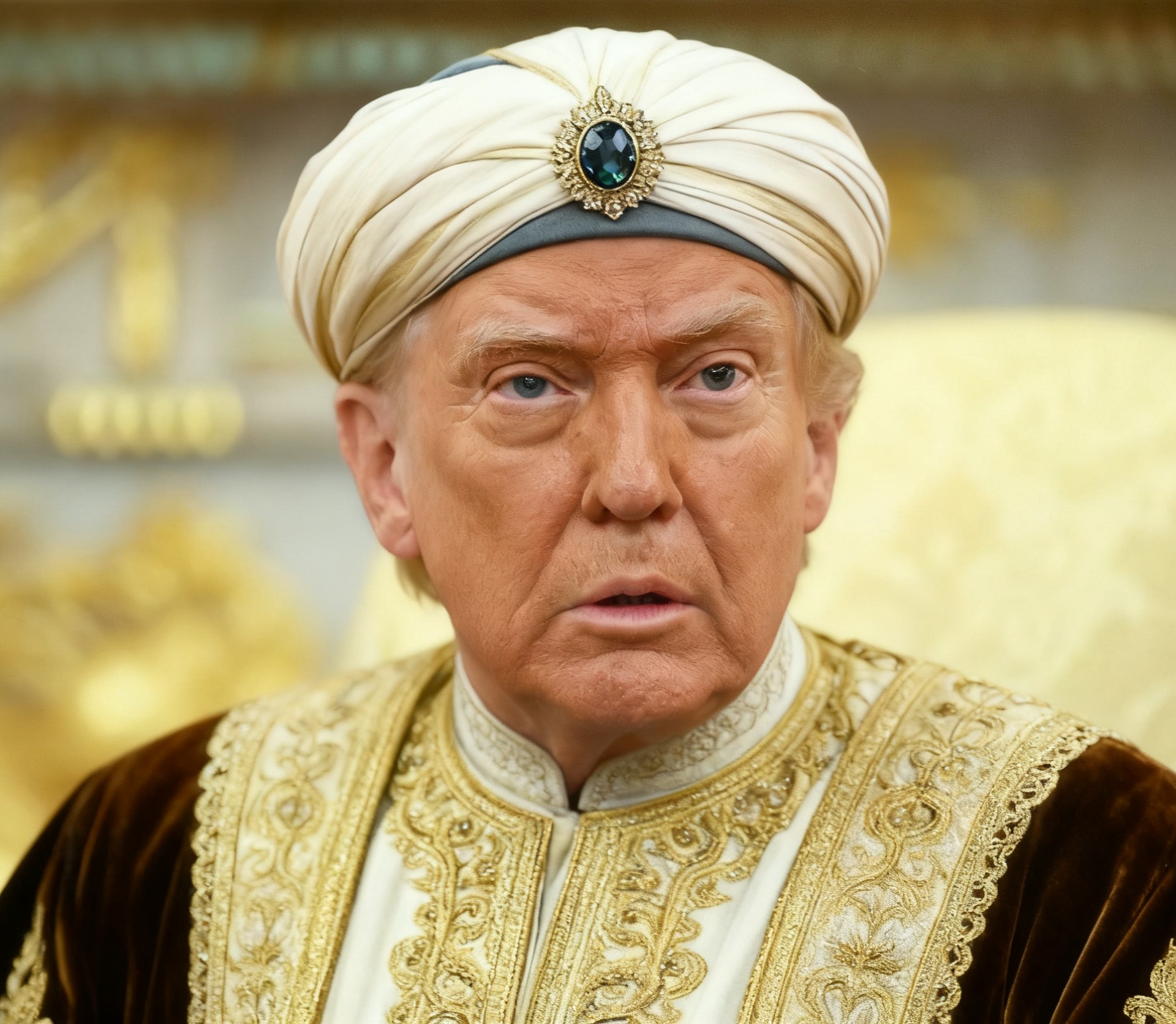 Ayatollah trump Blank Meme Template