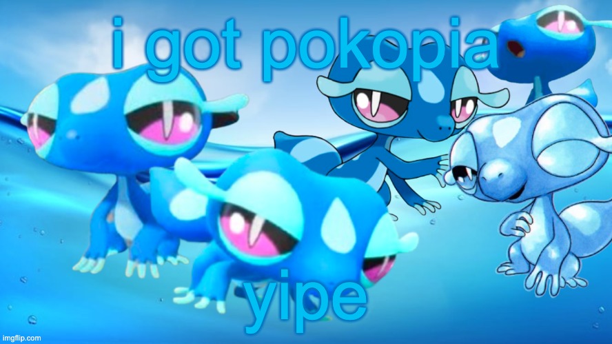 Gecqua Astetetic | i got pokopia; yipe | image tagged in gecqua astetetic | made w/ Imgflip meme maker