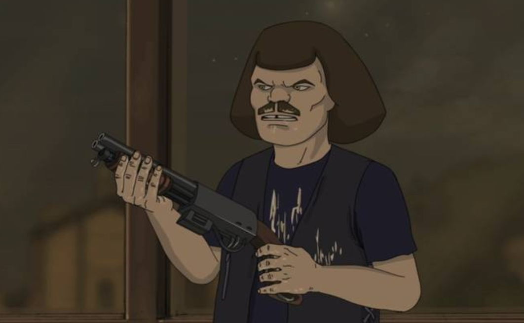 Murderface shotgun Blank Meme Template