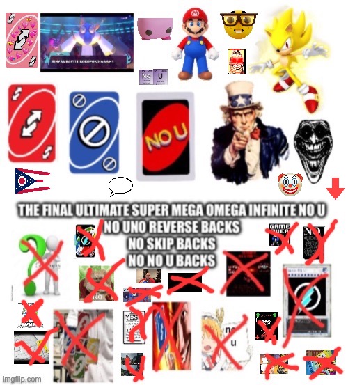 Final Ultimate Super Mega Omega Infinite No U | image tagged in final ultimate super mega omega infinite no u | made w/ Imgflip meme maker