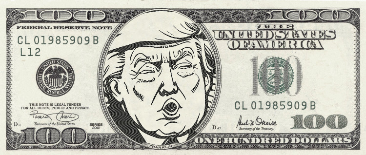 Donald Trump Money Blank Meme Template