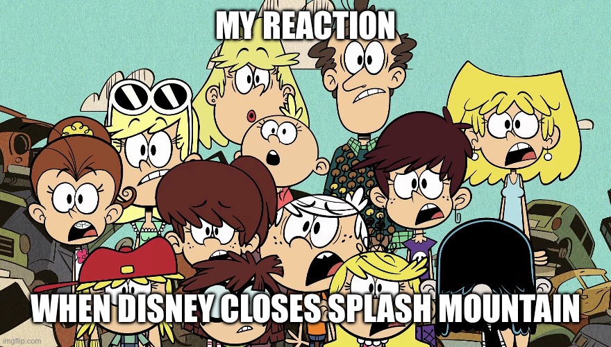Agree with me? | MY REACTION; WHEN DISNEY CLOSES SPLASH MOUNTAIN | image tagged in disney parks | made w/ Imgflip meme maker