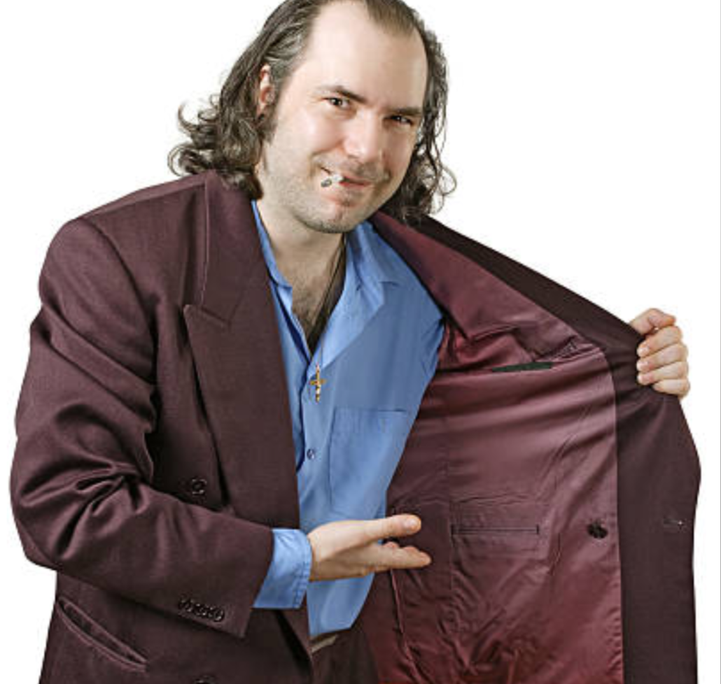 Shady dealer Blank Meme Template