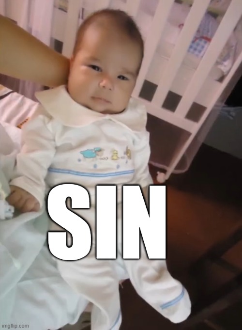SIN | made w/ Imgflip meme maker