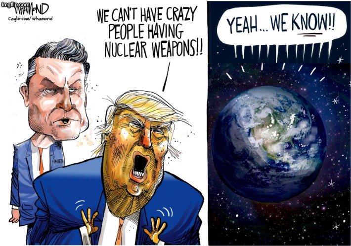 Dave Whammond says it all. | image tagged in nuclear bomb,idiocracy,trump,iran | made w/ Imgflip meme maker
