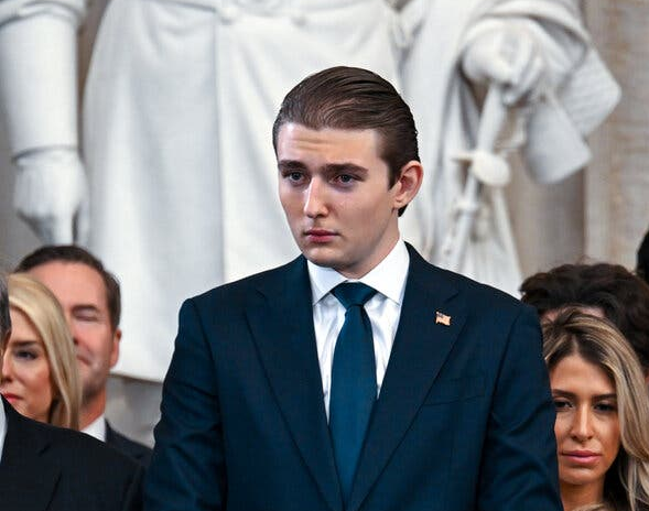 Barron Trump Blank Meme Template