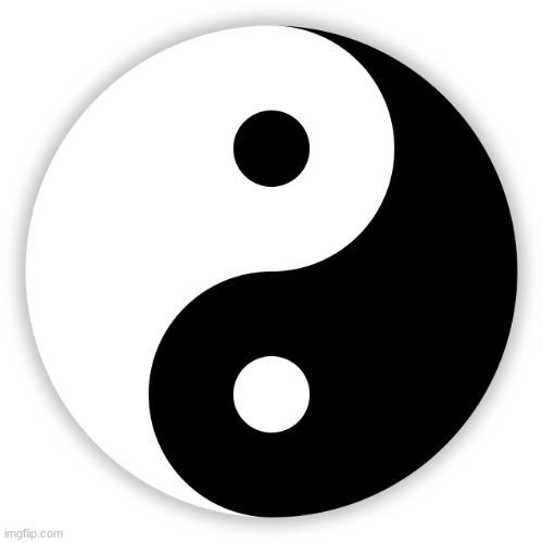 Ying and Yang | image tagged in ying and yang | made w/ Imgflip meme maker