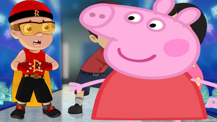 Basically Norman Humans | image tagged in peppa pig | made w/ Imgflip meme maker