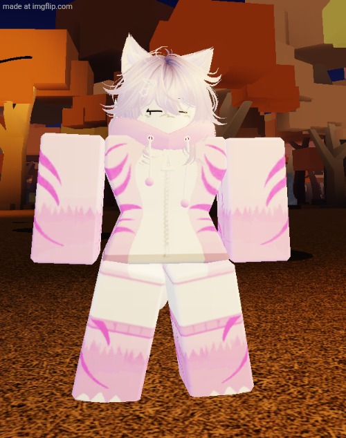 Guys I want y'all to meet Sasha! :D (I'll post some lore later) | image tagged in original character,roblox,oh wow are you actually reading these tags | made w/ Imgflip meme maker