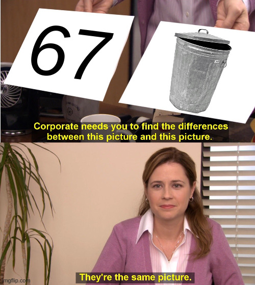 They're The Same Picture Meme | 67 | image tagged in memes,they're the same picture | made w/ Imgflip meme maker