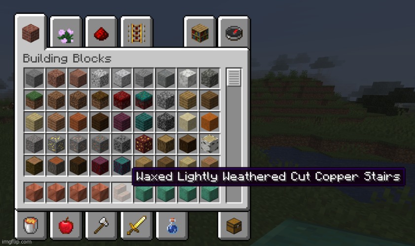 Waxed lightly weathered cut copper stairs | image tagged in waxed lightly weathered cut copper stairs | made w/ Imgflip meme maker