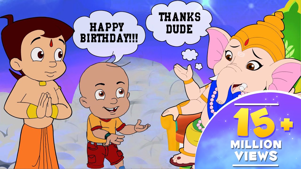 Chhota Bheem & Mighty Raju - Ganesh Chaturthi Special Blank Meme Template