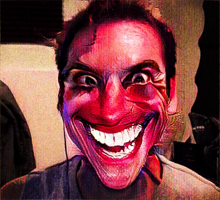 Jerma Demon Smile Blank Meme Template