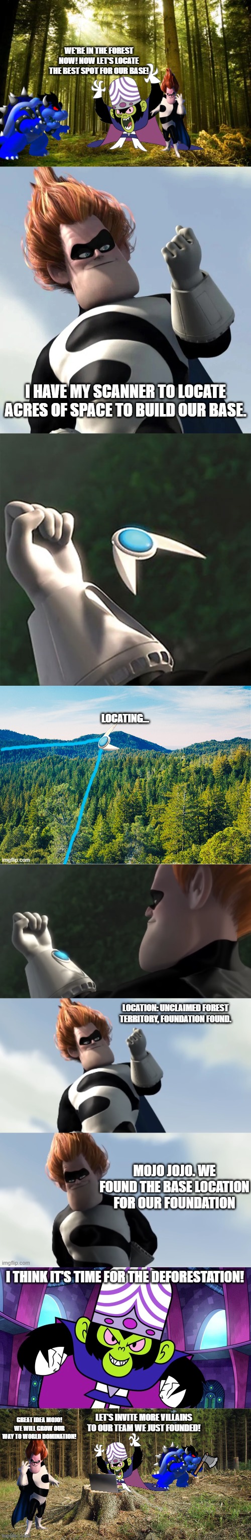 Locating the Foundation for the Base and the Deforestation - June 30th 2023 | made w/ Imgflip meme maker