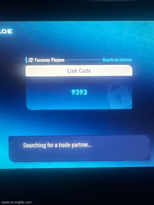 link code for pokemon legends ZA for msmg trading, please join | made w/ Imgflip meme maker