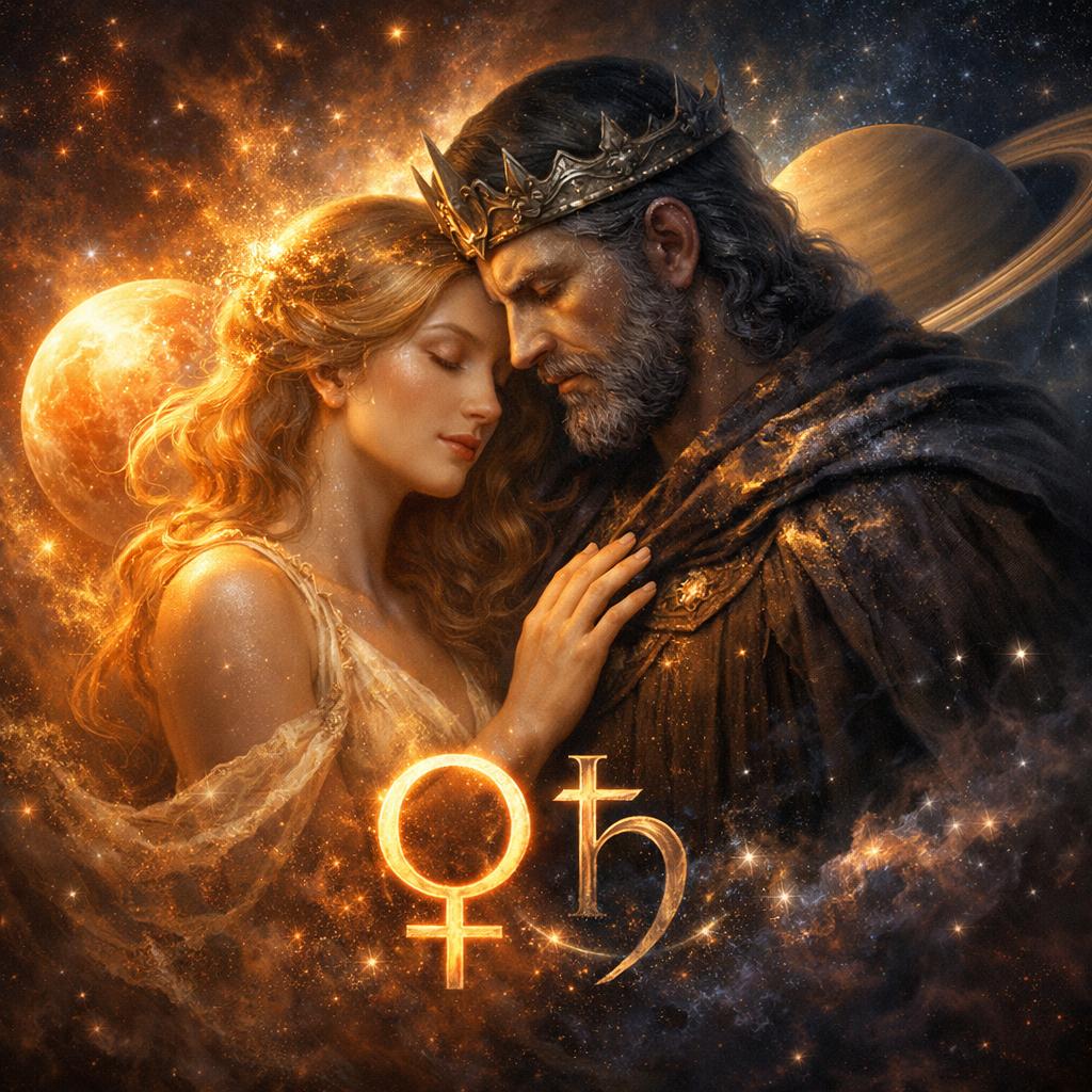 Venus & Saturn Blank Meme Template