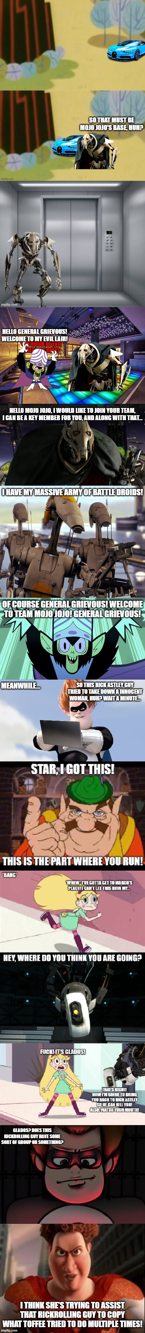 THE 7R33XF FILES: General Grievous joins Team Mojo Jojo | made w/ Imgflip meme maker
