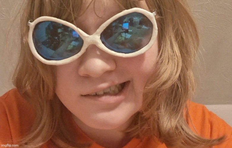 Im ugly as hell and these JSRF INSPIRED GLASSES!!! don't fix that | made w/ Imgflip meme maker