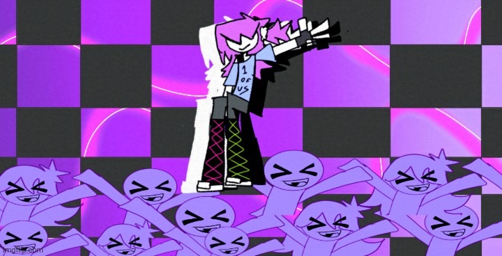 my yt pfp [yes i drew it. yes it was supposed to be my channel banner] | made w/ Imgflip meme maker