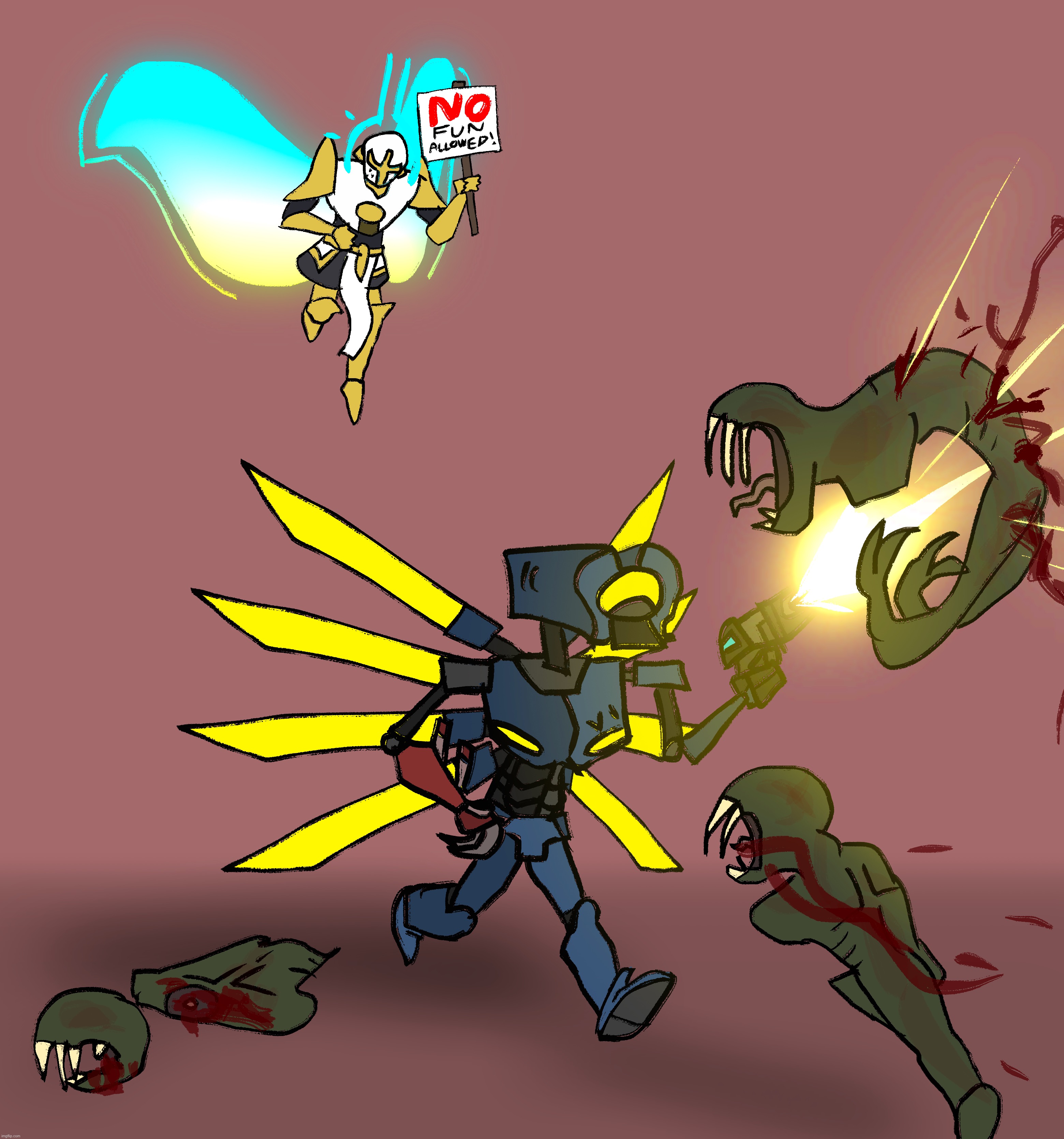 off topic but have this doodle | made w/ Imgflip meme maker