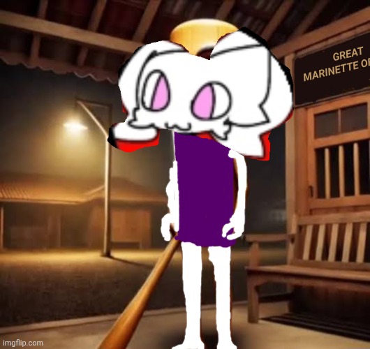 Sant sant sant Sahyami (Tung santimulyani) | GREAT MARINETTE OF HELL | image tagged in tung tung tung sahur,3am,rizz,man,whitetail deer,hell | made w/ Imgflip meme maker