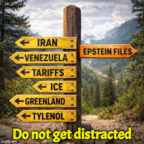 There is one above all to quote Marvel | Do not get distracted | image tagged in jeffrey epstein,epstein,trump,pedophiles,distraction,false flag | made w/ Imgflip meme maker