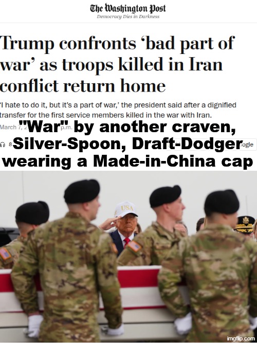 Signed, The First State's First Prince (Dover, AFB 1963) | "War" by another craven,
Silver-Spoon, Draft-Dodger
wearing a Made-in-China cap | image tagged in prince | made w/ Imgflip meme maker