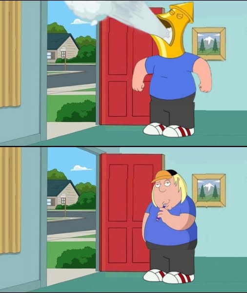 Chris Griffin Vape Blank Meme Template