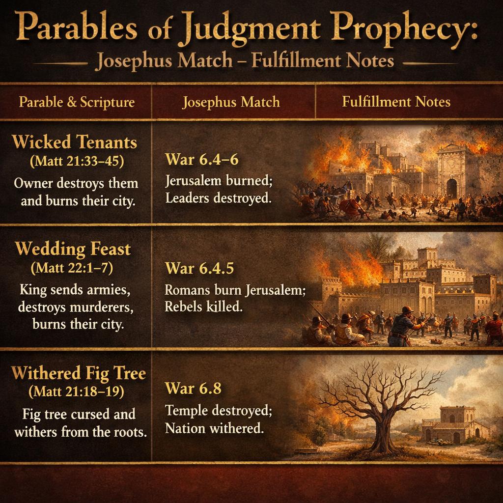 F. Parables of Judgment Prophecy	Tags	Josephus Match	Fulfillment Blank Meme Template