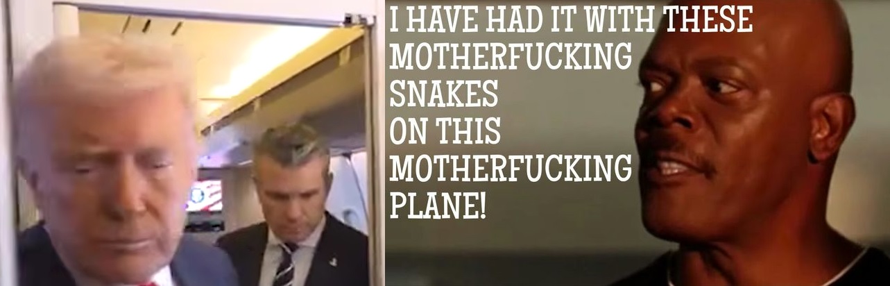 Con Air One on it's way back to the White House Blank Meme Template