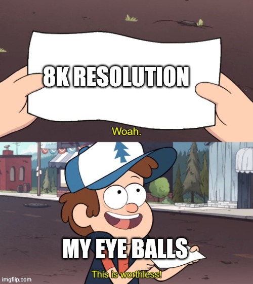 Whoa I can't tell the difference | image tagged in whoa this is worthless | made w/ Imgflip meme maker