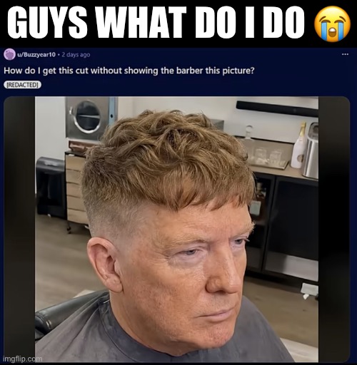 My ahh is cooked | GUYS WHAT DO I DO 😭 | image tagged in bad haircut | made w/ Imgflip meme maker