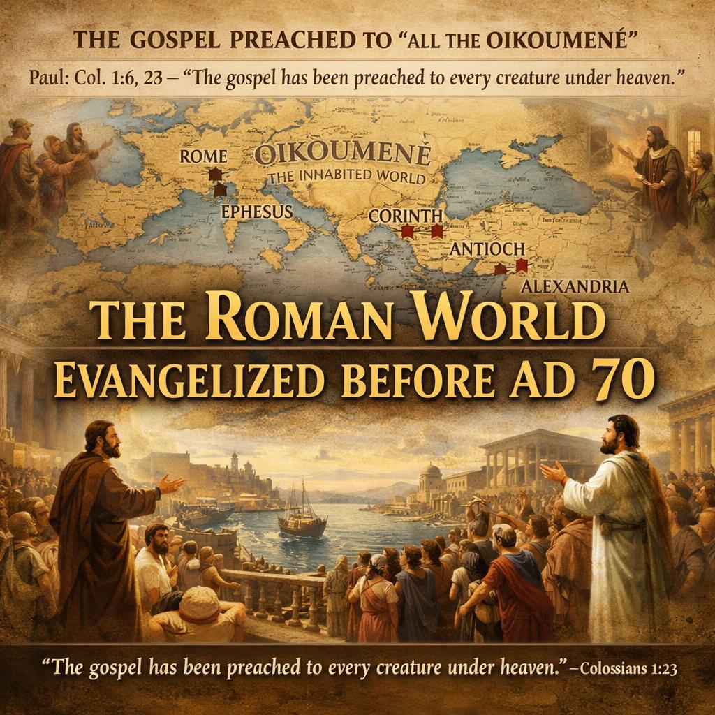 5. Gospel preached to “all the oikoumenē” Tags: mission, complet Blank Meme Template