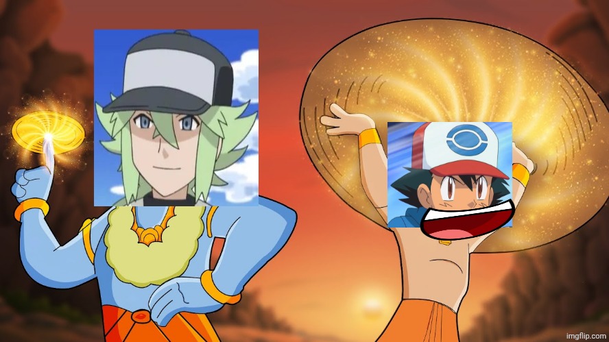 Episode N Explained By A Photoshopped Image | image tagged in pokemon black and white | made w/ Imgflip meme maker